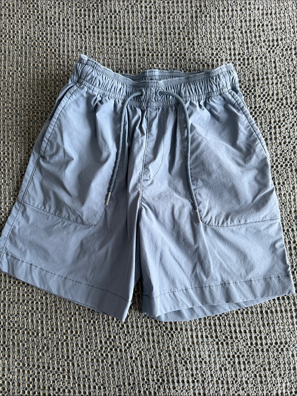 Crewcuts Sky Blue Elastic Drawstring Shorts